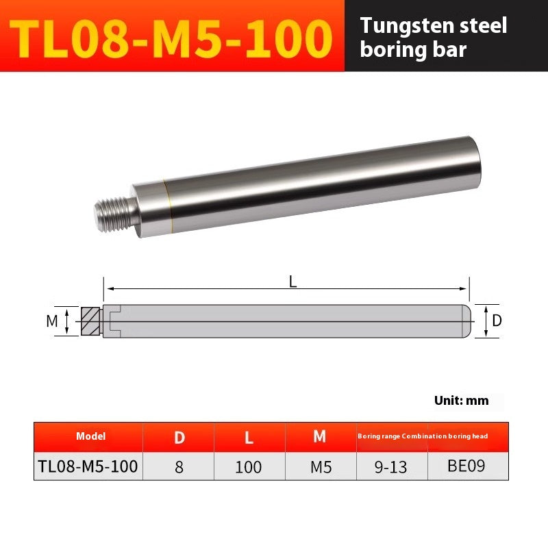 2052-Discardable detachable boring head BE reaming tool head NBJ16 shock-resistant tungsten steel boring rod boring tool holder collet sleeve Shandong Denso Pricision Tools Co.,Ltd.